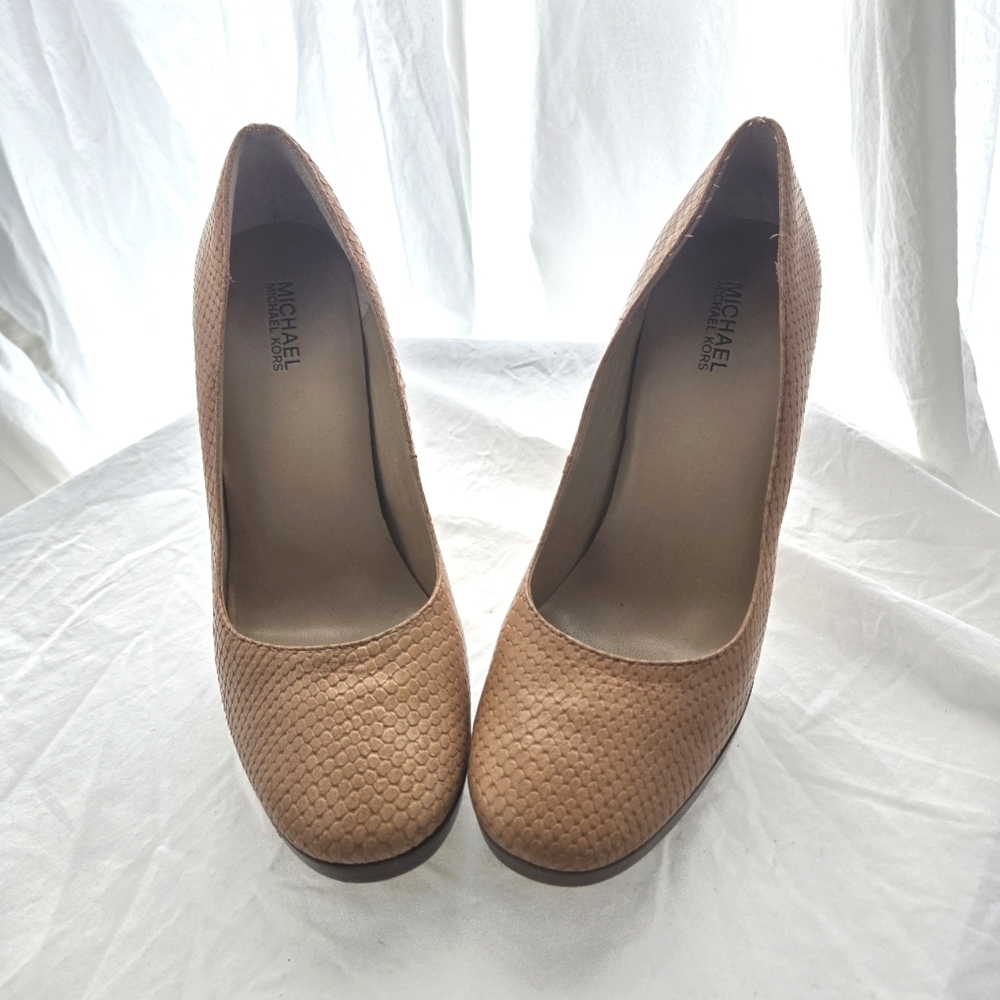 Michael Kors Snakeskin Heels EUC - Picture 6 of 16